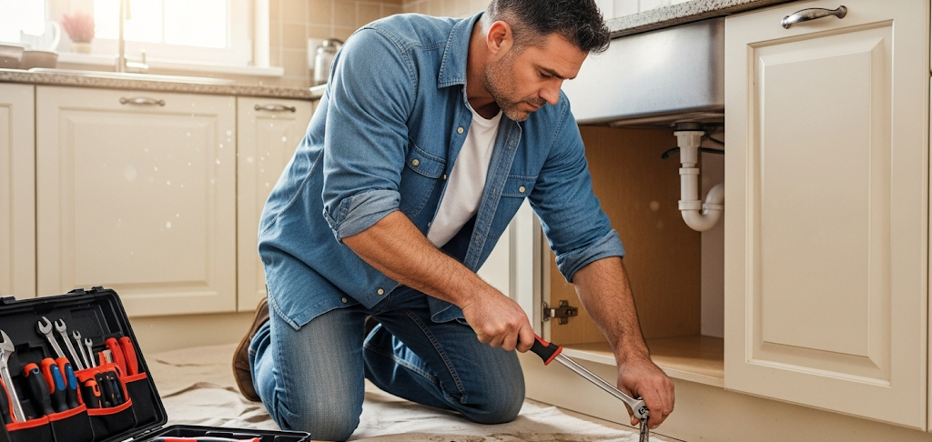 HANDYMAN AT WORK